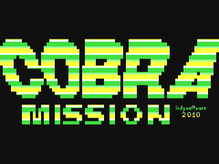 Cobra title screen for Commodore 64